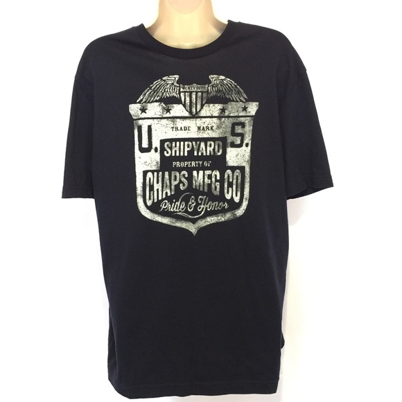 Chaps Other - Men's CHAPS Shipyard Logo Tee - Large